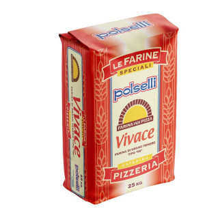 Múka Hladká na pizzu tip 00 VIVACE 25kg