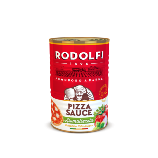 Rodolfi Pizza Sauce Aromatizzata - ochutená paradajková omáčka na pizzu 400g