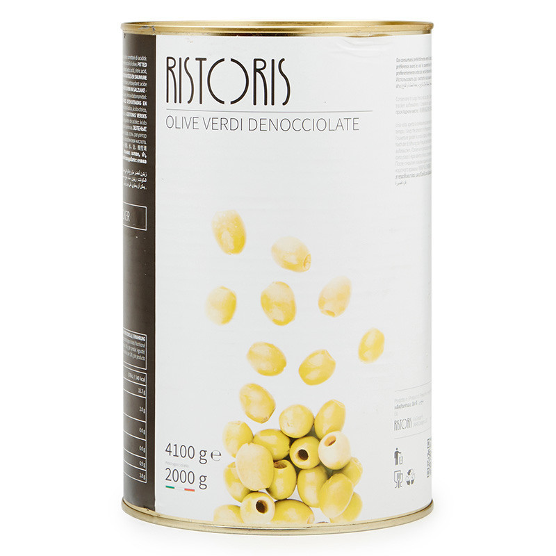 Ristoris Zöld olajbogyó egész, mag nélkül 4100g